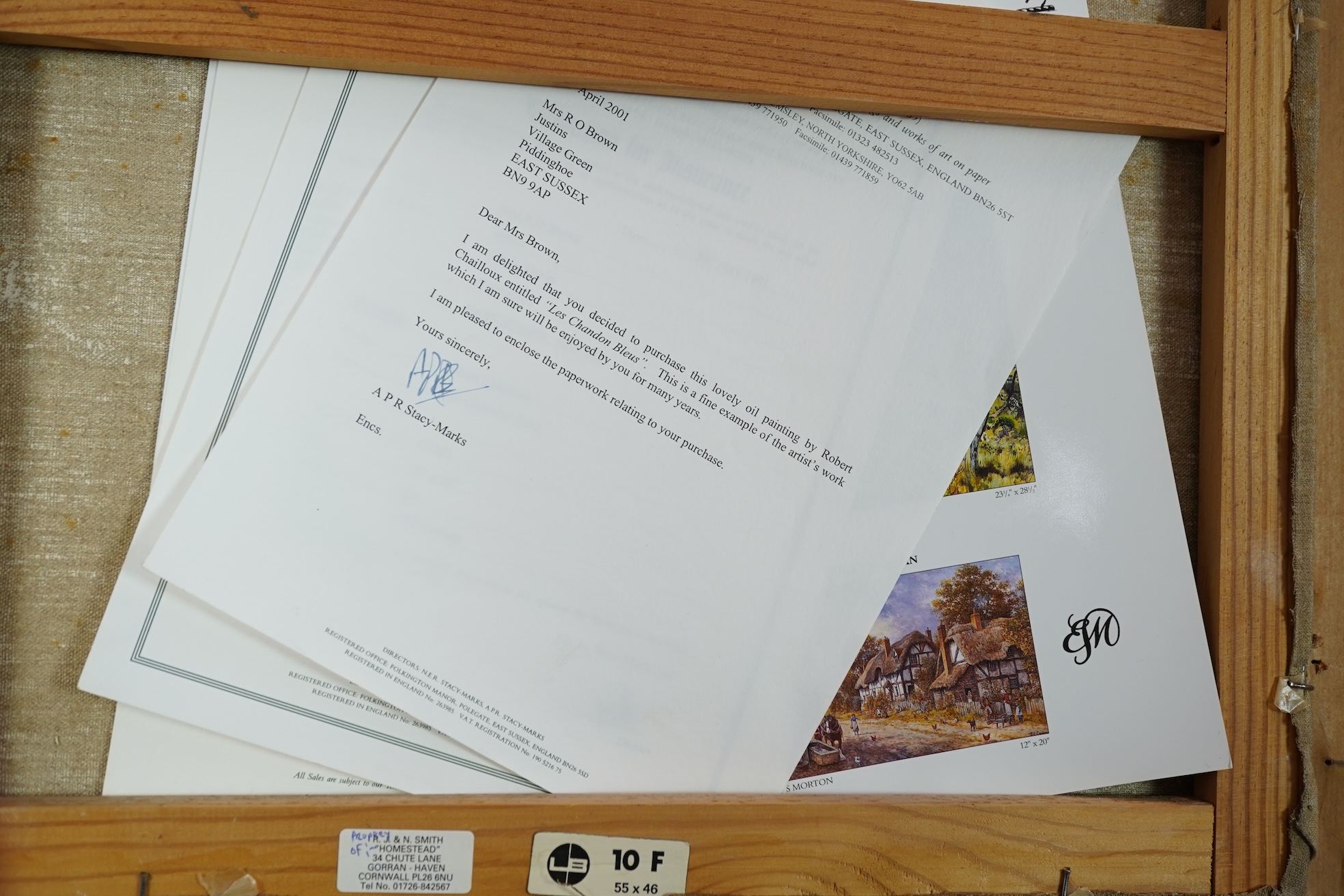 Robert Chailloux, French 1913-2006, ‘Les Chandon Bleus’